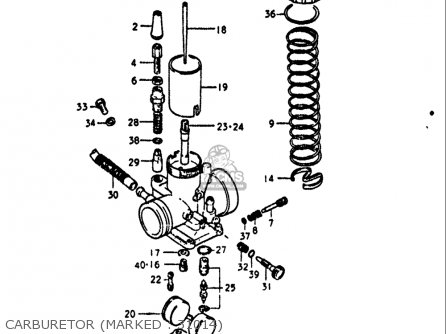 CARBURETOR (MARKED : 31014) - GT750 1972 (J) USA (E03)