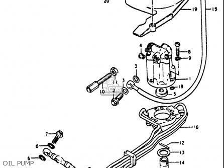 OIL PUMP - GT750 1972 (J) USA (E03)