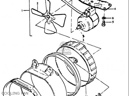 COOLING FAN - GT750 1972 (J) USA (E03)