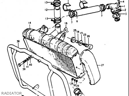 RADIATOR - GT750 1972 (J) USA (E03)