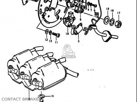 CONTACT BREAKER - GT750 1972 (J) USA (E03)