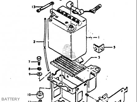 BATTERY - GT750 1972 (J) USA (E03)