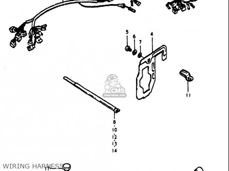 WIRING HARNESS - GT750 1972 (J) USA (E03)