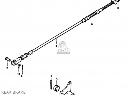 REAR BRAKE - GT750 1972 (J) USA (E03)