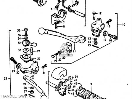 HANDLE SWITCH - GT750 1972 (J) USA (E03)