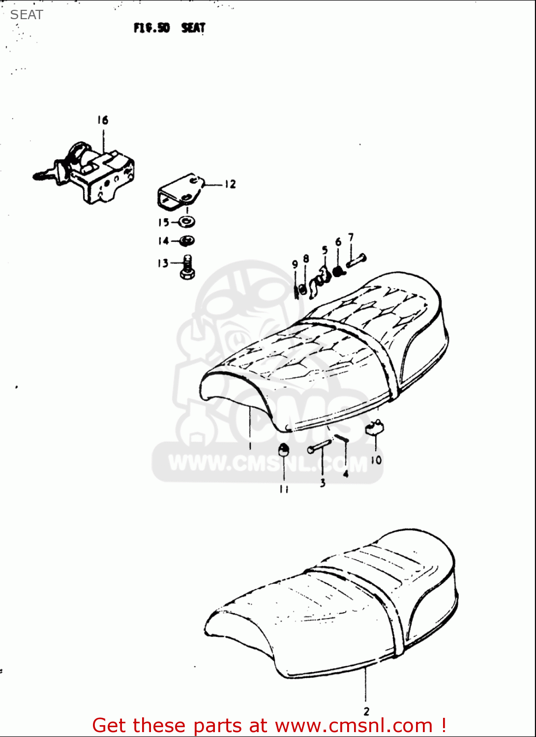 SEAT GT750 1973 1974 1975 1976 1977 (K) (L) (M) (A) (B) USA (E03)