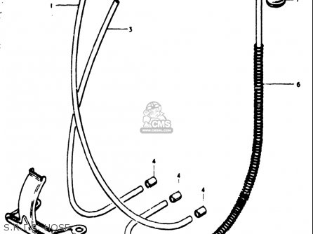 S.R.I.S. HOSE - GT750 1973 1974 1975 1976 1977 (K) (L) (M) (A) (B) USA (E03)