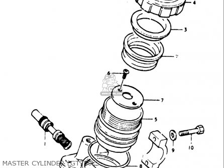 MASTER CYLINDER (GT750L - GT750 1973 1974 1975 1976 1977 (K) (L) (M) (A) (B) USA (E03)