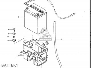 BATTERY - GV1200GLF MADURA 1985 (F) USA (E03)