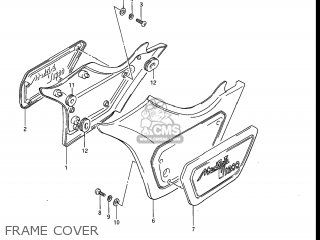 FRAME COVER - GV1200GLF MADURA 1985 (F) USA (E03)
