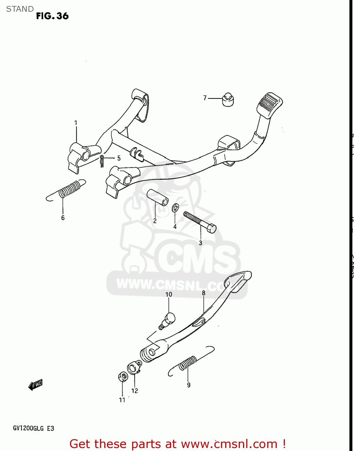 STAND GV1200GLF MADURA 1986 (G) USA (E03)