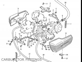 CARBURETOR FITTINGS - GV1200GLF MADURA 1986 (G) USA (E03)