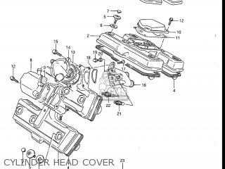 CYLINDER HEAD COVER - GV1200GLF MADURA 1986 (G) USA (E03)