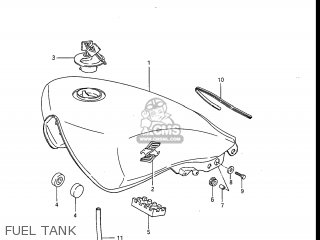 FUEL TANK - GV1200GLF MADURA 1986 (G) USA (E03)
