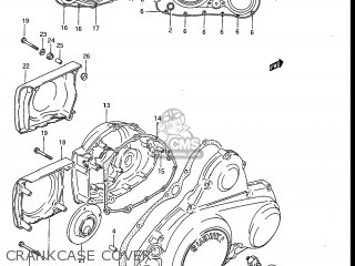 CRANKCASE COVER - GV1200GLF2 MADURA 1985 (F) USA (E03)