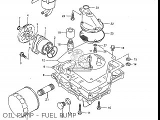 OIL PUMP - FUEL PUMP - GV1200GLF2 MADURA 1985 (F) USA (E03)