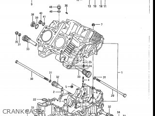 CRANKCASE - GV1200GLF2 MADURA 1986 (G) USA (E03)
