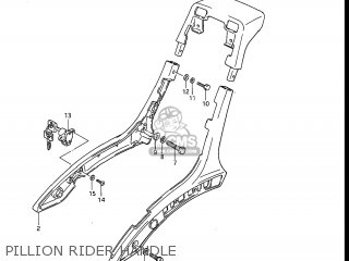PILLION RIDER HANDLE - GV1200GLF2 MADURA 1986 (G) USA (E03)
