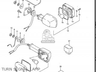 TURN SIGNAL LAMP - GV1200GLF2 MADURA 1986 (G) USA (E03)