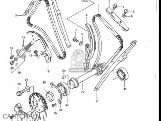 CAM CHAIN - GV1200GLG MADURA 1985 (F) USA (E03)