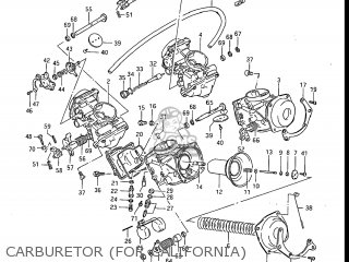 CARBURETOR (FOR CALIFORNIA) - GV1200GLG MADURA 1985 (F) USA (E03)