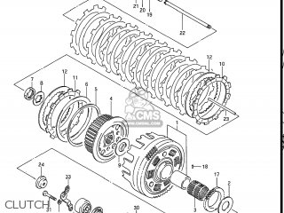 CLUTCH - GV1200GLG MADURA 1985 (F) USA (E03)