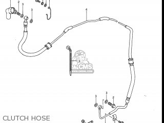 CLUTCH HOSE - GV1200GLG MADURA 1985 (F) USA (E03)