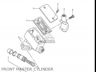 FRONT MASTER CYLINDER - GV1200GLG MADURA 1985 (F) USA (E03)