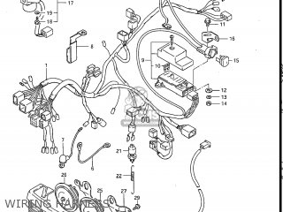 WIRING HARNESS - GV1200GLG MADURA 1985 (F) USA (E03)