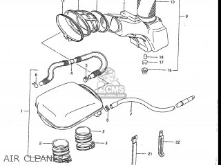 AIR CLEANER - GV1200GLG MADURA 1986 (G) USA (E03)