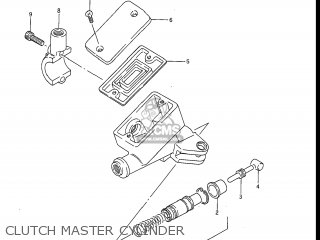 CLUTCH MASTER CYLINDER - GV1200GLG MADURA 1986 (G) USA (E03)