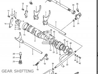 GEAR SHIFTING - GV1200GLG MADURA 1986 (G) USA (E03)