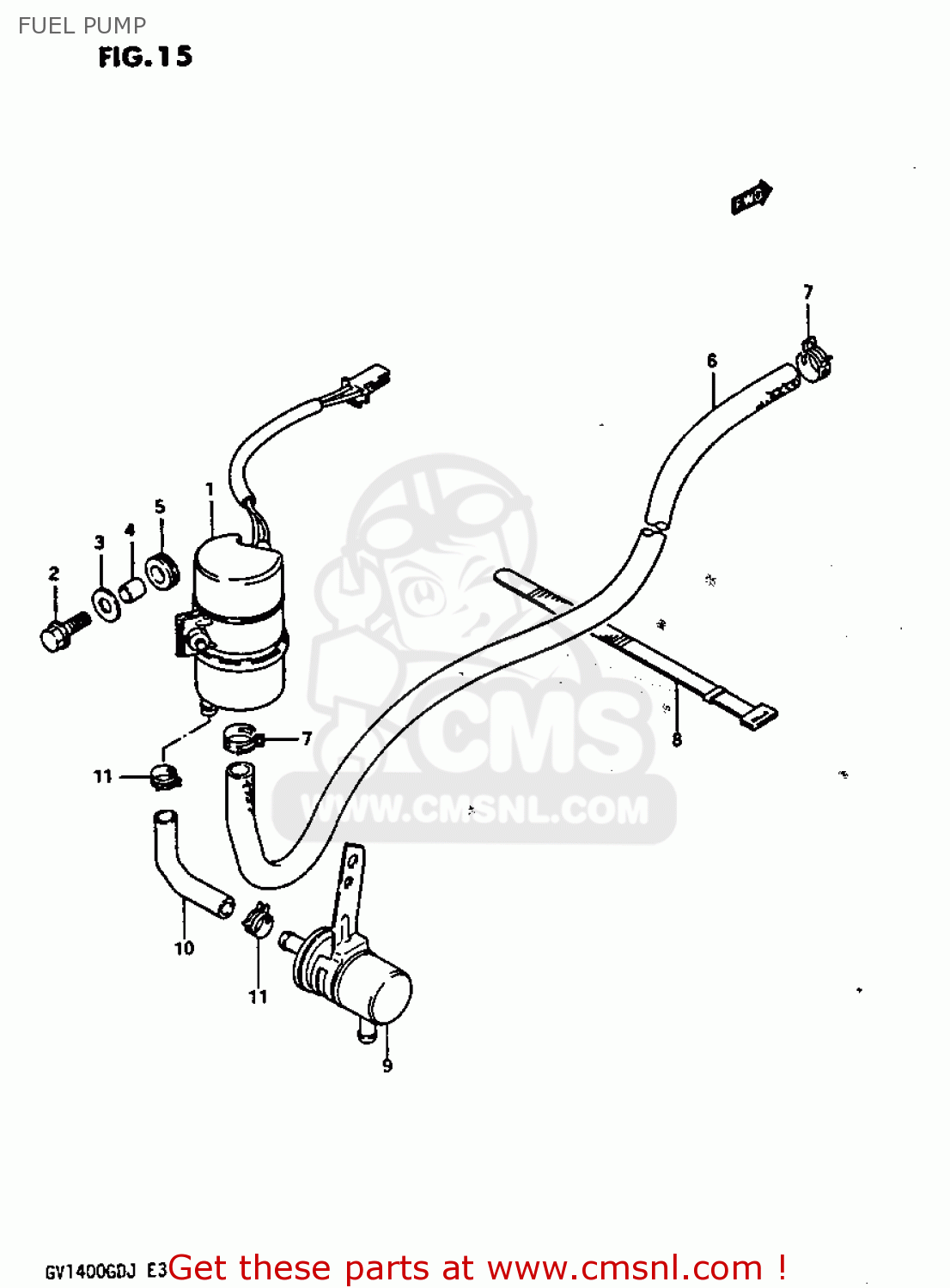 FUEL PUMP GV1400GC 1986 (G) (E01)