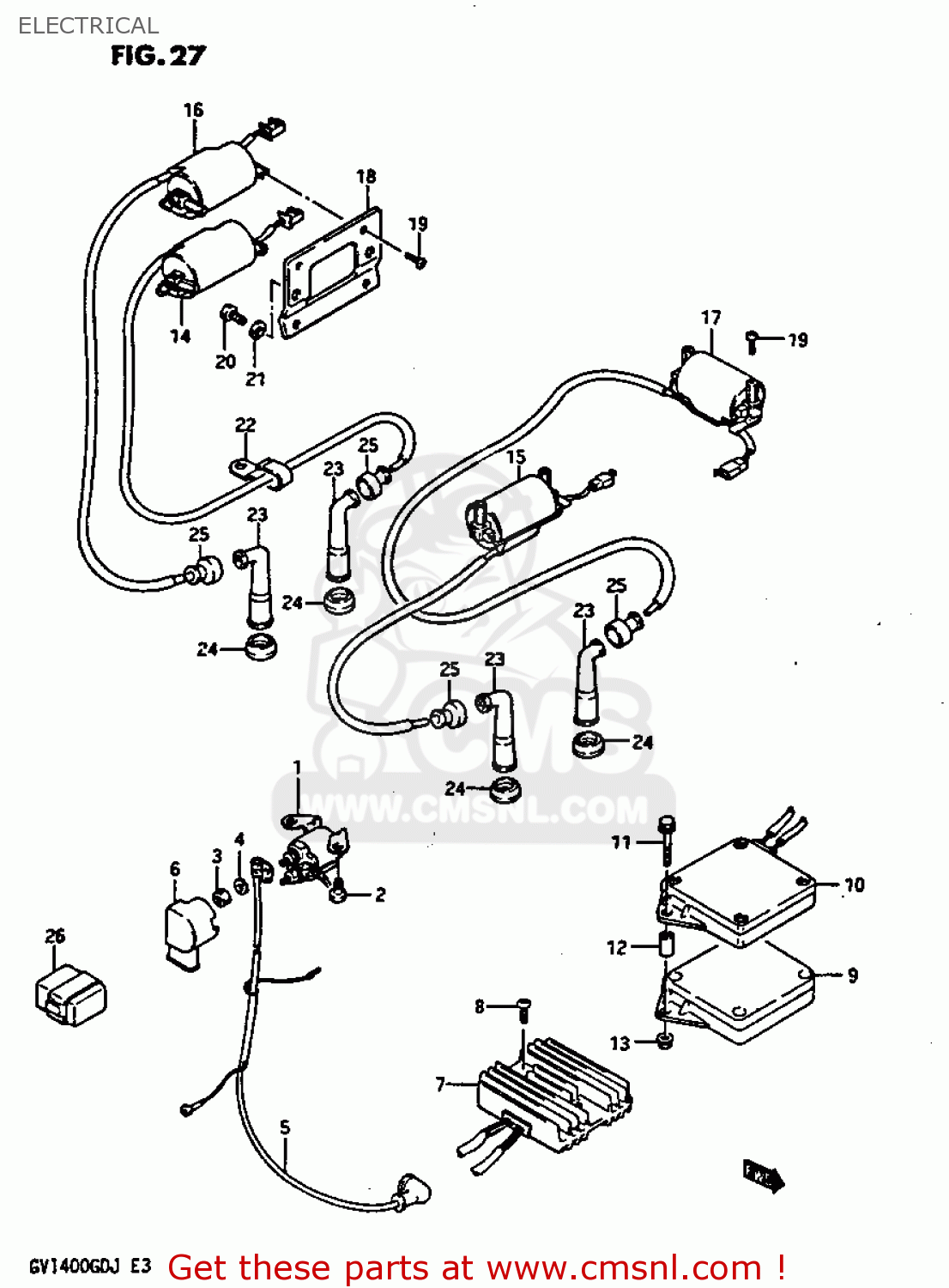 ELECTRICAL GV1400GC 1986 (G) (E01)