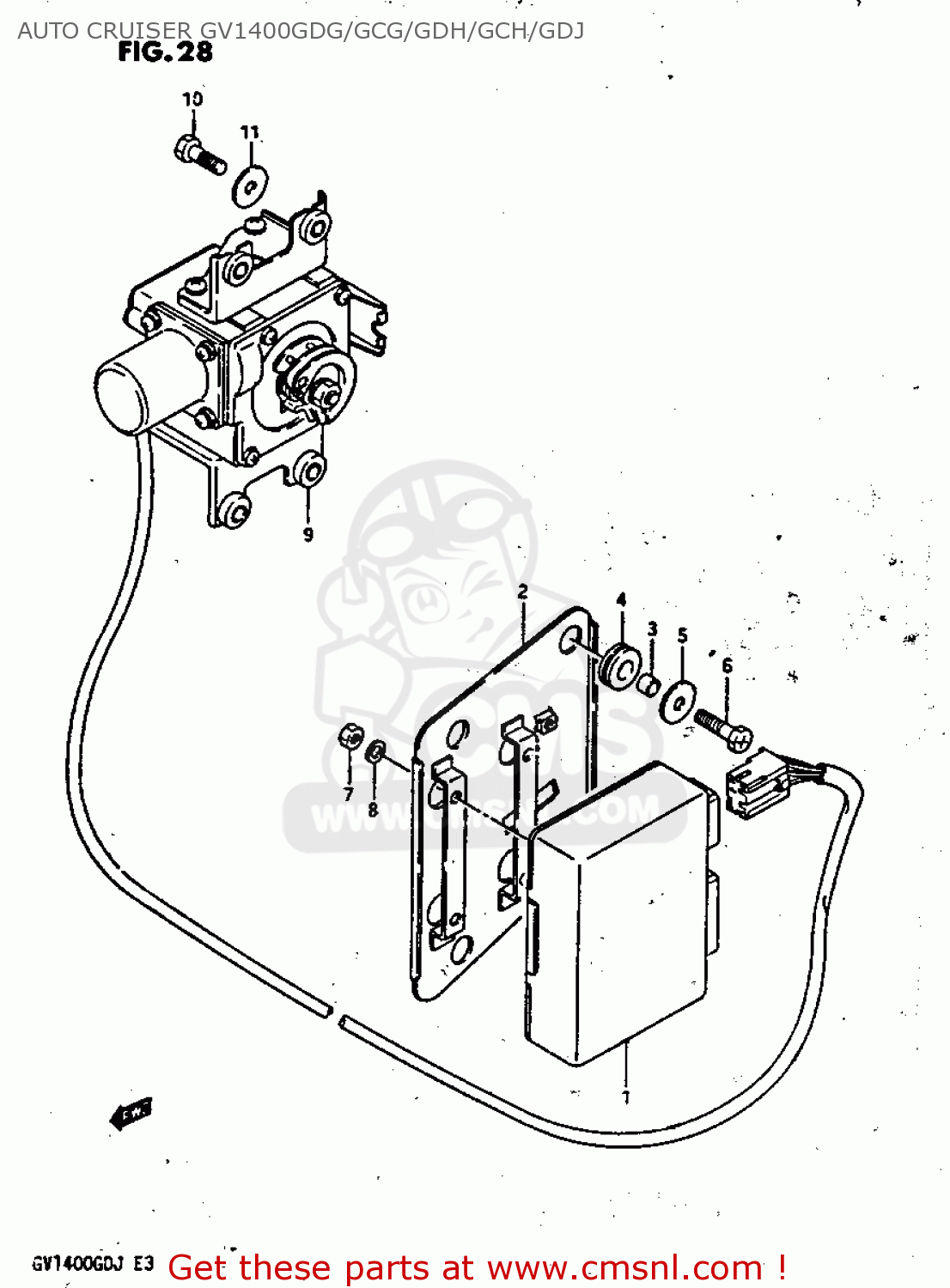 AUTO CRUISER GV1400GDG/GCG/GDH/GCH/GDJ GV1400GC 1986 (G) (E01)