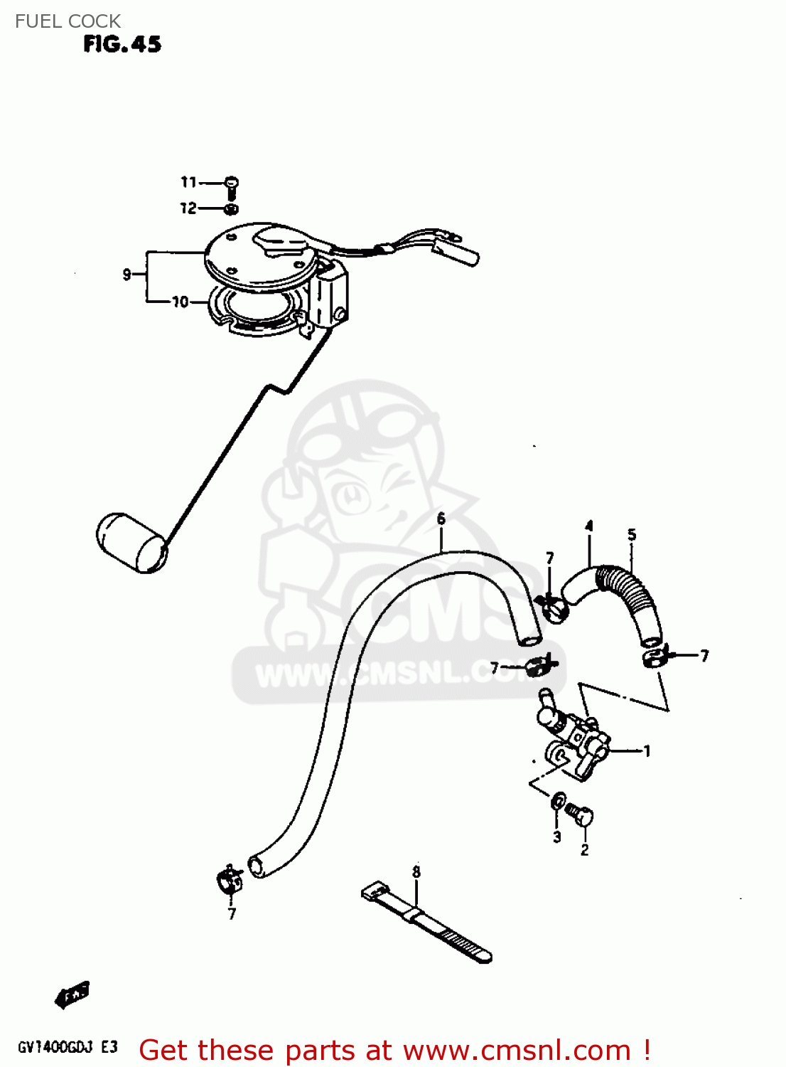 FUEL COCK GV1400GC 1986 (G) (E01)