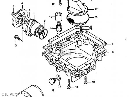 OIL PUMP - GV1400GC 1986 (G) (E01)
