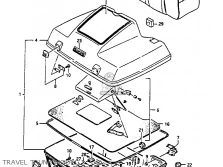 TRAVEL TRUNK MODEL J - GV1400GC 1986 (G) (E01)
