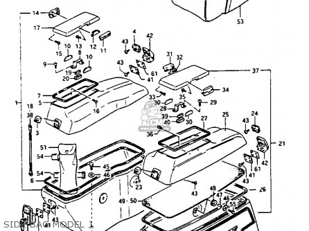 SIDE BAG MODEL J - GV1400GC 1986 (G) (E01)