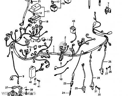 Suzuki Gv1400gc 1987 (h) (e01) Parts Lists And Schematics