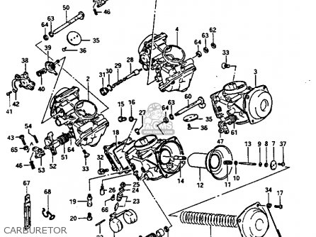 CARBURETOR - GV1400GC 1987 (H) (E01)