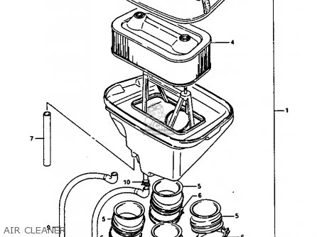 AIR CLEANER - GV1400GC 1987 (H) (E01)
