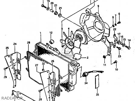 RADIATOR - GV1400GC 1987 (H) (E01)