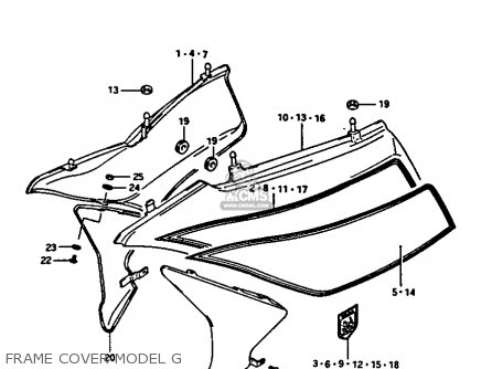 FRAME COVER MODEL G - GV1400GC 1987 (H) (E01)