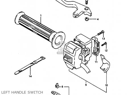 LEFT HANDLE SWITCH - GV1400GC 1987 (H) (E01)