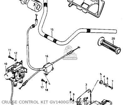 CRUISE CONTROL KIT GV1400GTG OPTIONAL - GV1400GC 1987 (H) (E01)
