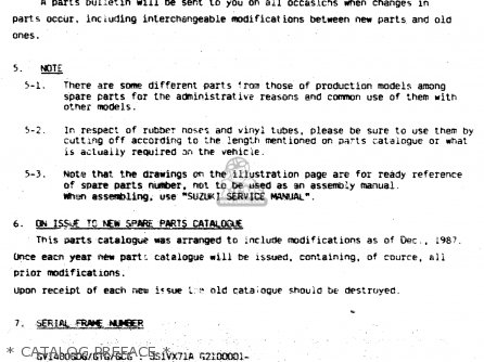 * CATALOG PREFACE * - GV1400GC 1987 (H) (E01)