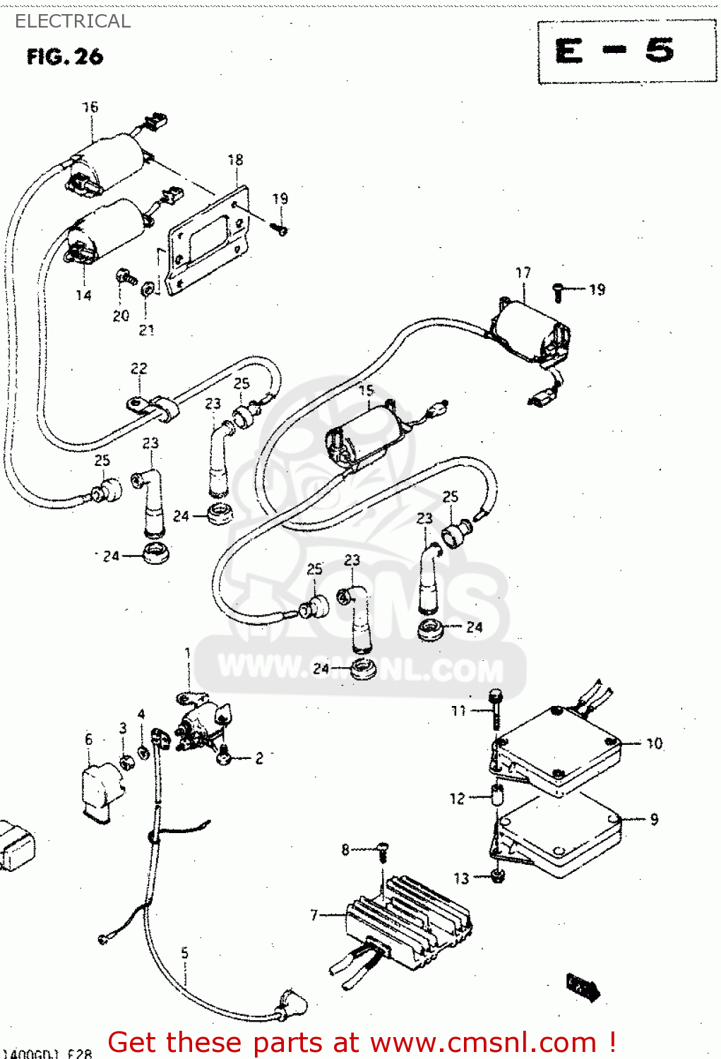 ELECTRICAL GV1400GC 1988 (J) (E01)