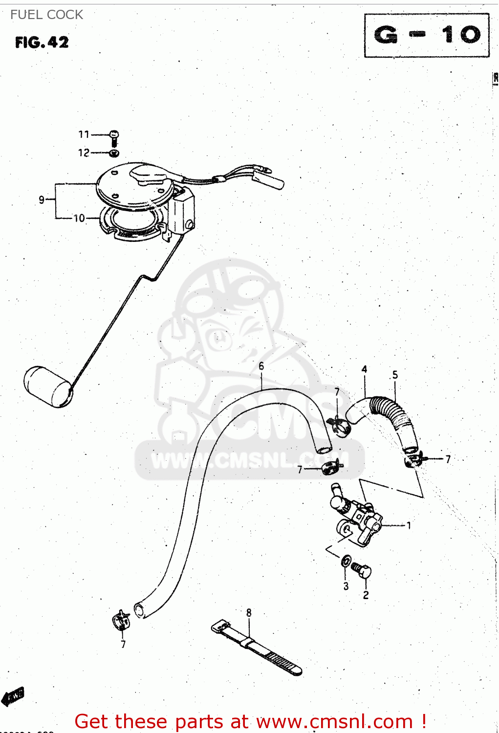 FUEL COCK GV1400GC 1988 (J) (E01)