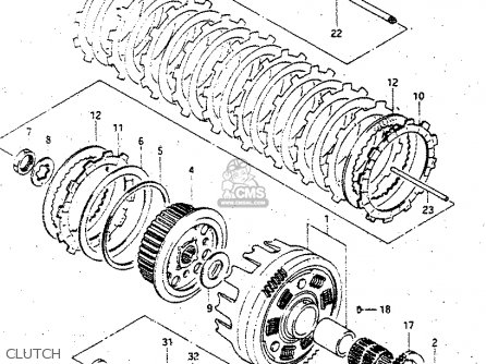 CLUTCH - GV1400GC 1988 (J) (E01)